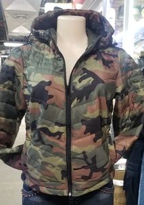 Fitted jacket  w/ hoodie